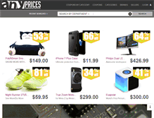 Tablet Screenshot of anyprices.com